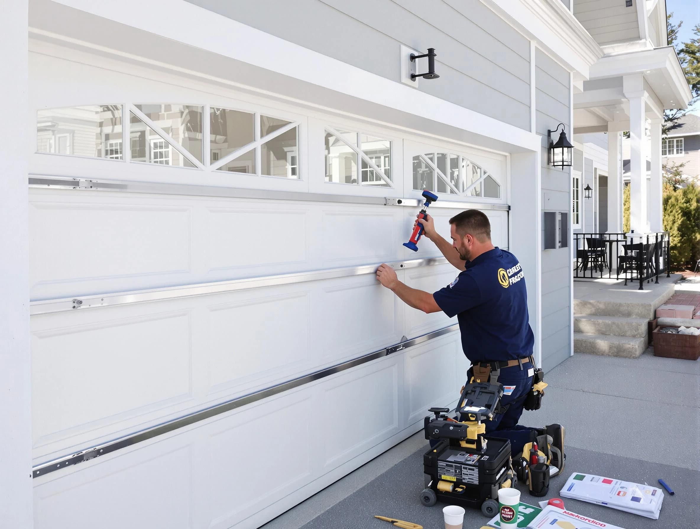 Professional garage door installation by Shawnee Garage Door Repair in Shawnee