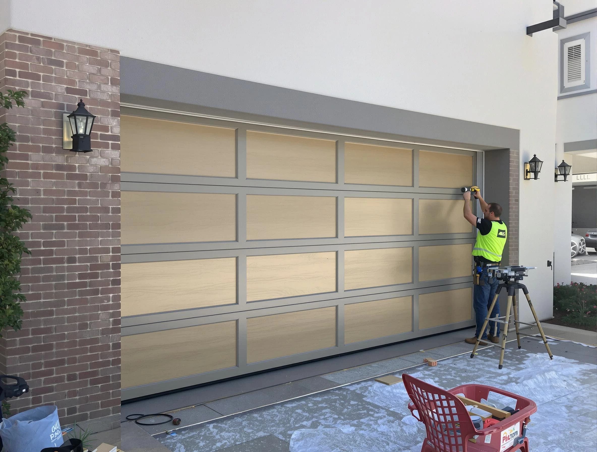 Garage door replacement service by Shawnee Garage Door Repair in Shawnee