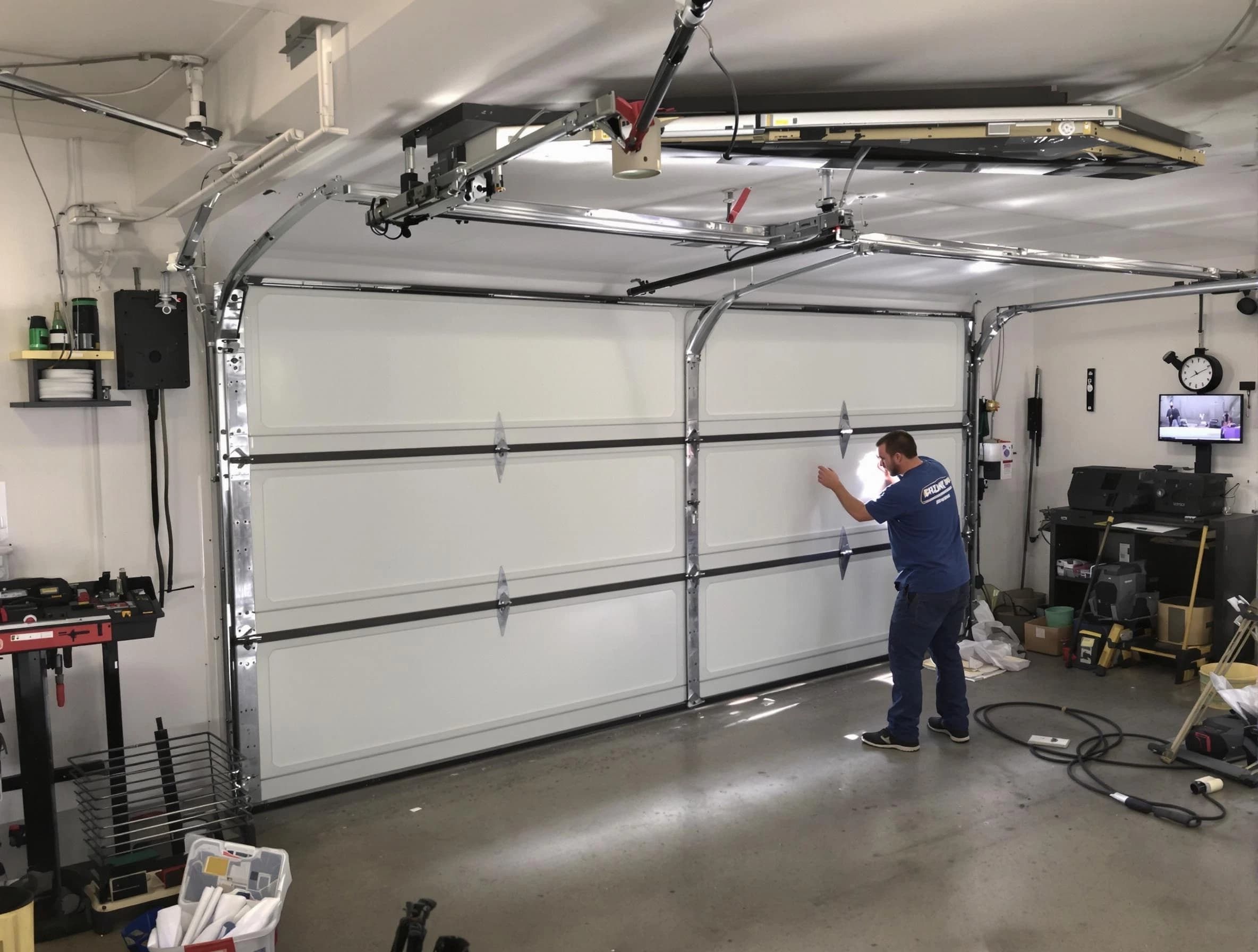Professional garage door repair service by Shawnee Garage Door Repair in Shawnee