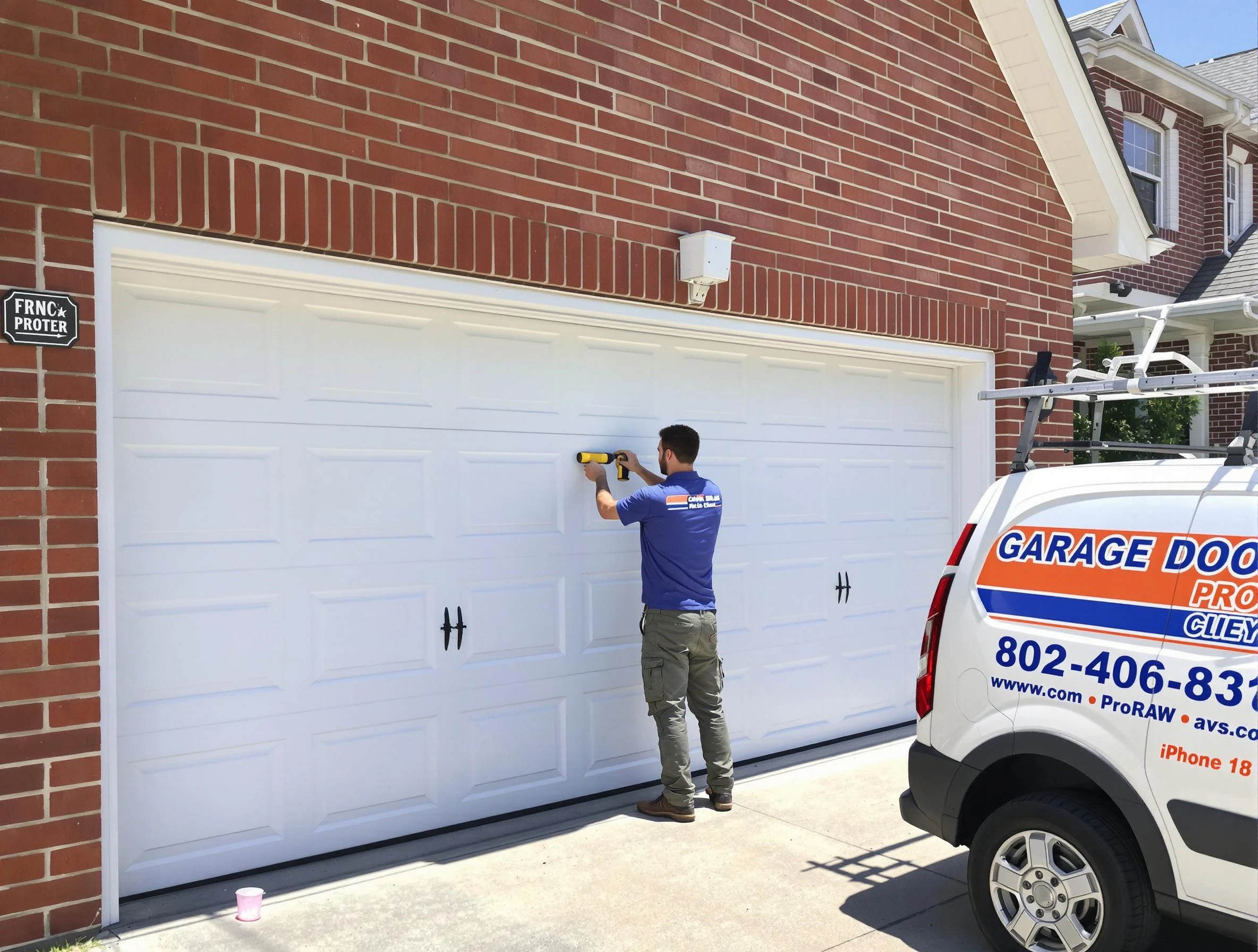 Local garage door repair service by Shawnee Garage Door Repair in Shawnee